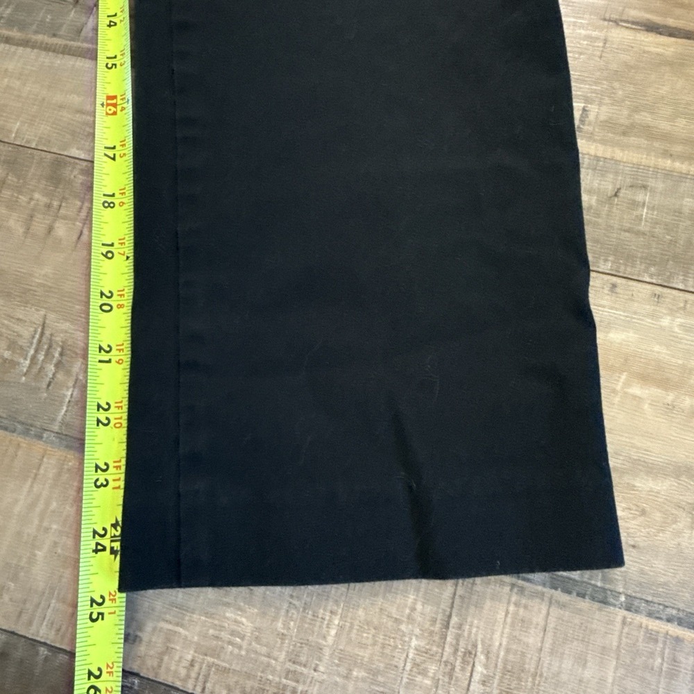 Old Navy High-waisted Pixie Straight Pants Sz 12 Black - Picture 2 of 8